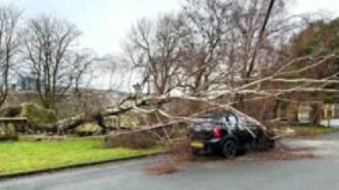 Thousands still without power as Storm Éowyn clean-up continues