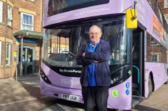 'Sensational' moment for Nottingham hospital volunteer, 84, who has bus named after him