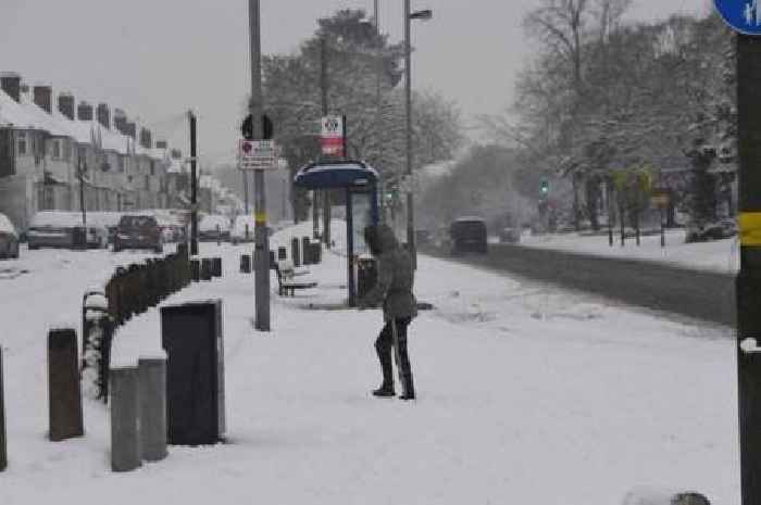 13 counties in England that WON'T see snow this week in UK blizzard