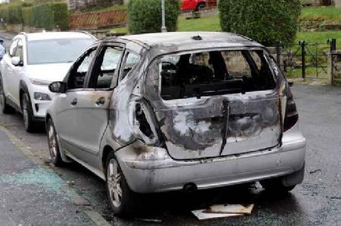 Police launch investigation after car set on fire in Paisley