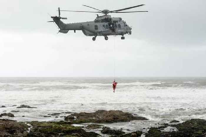 Search for man called off after damaged yacht found in Storm Herminia