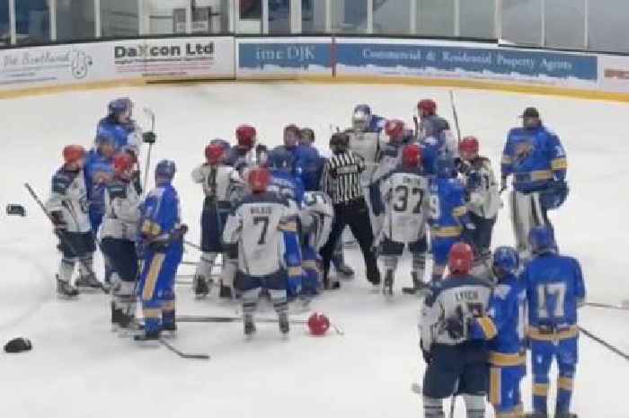 Scots ice hockey match ends in mass brawl as 'disgraceful display' sparks investigation