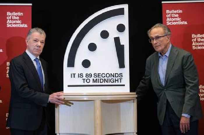 Doomsday clock ticks second closer to apocalypse – but people spot 'issue'