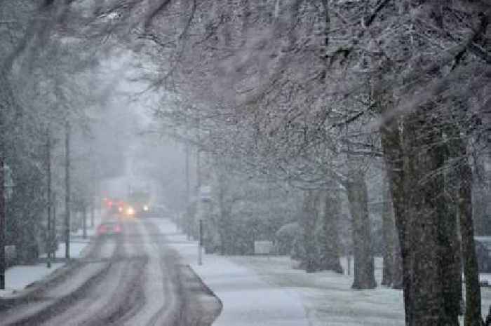 The 11 counties in England set to wake up to snow tomorrow