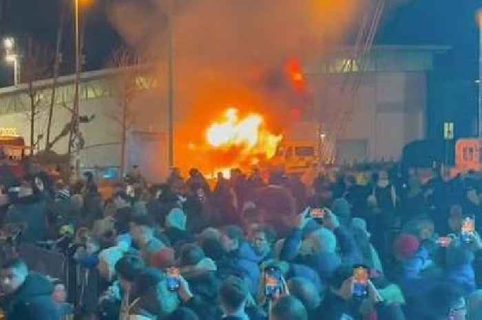 Etihad Stadium evacuated as FIRE breaks out just hours before Man City vs Club Brugge Champions League clash