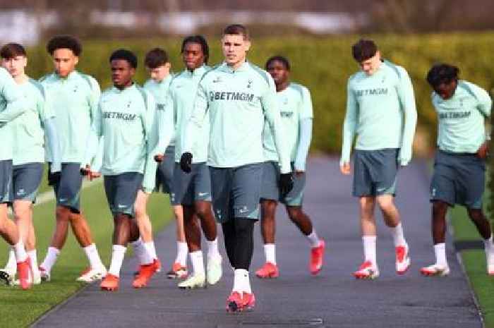 Who was missing from Tottenham training and which players were back and involved