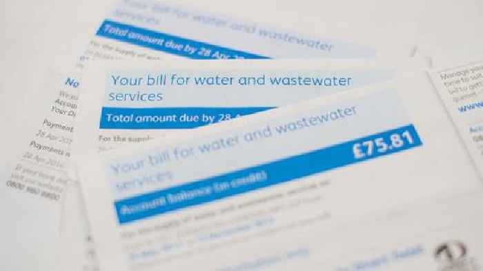 Water bills in England and Wales to rise by average of £10 per month