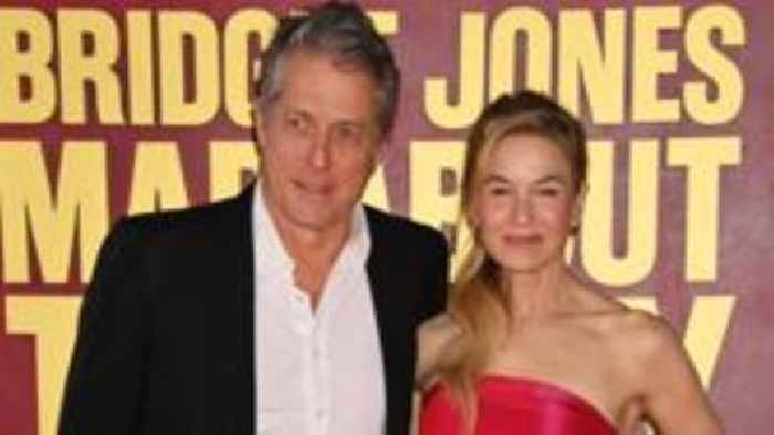 Renee Zellweger and Hugh Grant reunite at Bridget Jones premiere