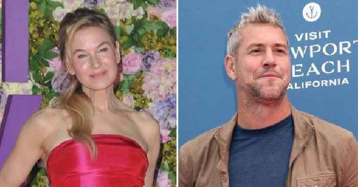 Renée Zellweger Spotted Hand in Hand With Boyfriend Ant Anstead While Leaving 'Bridget Jones: Mad About the Boy' Premiere Party in London