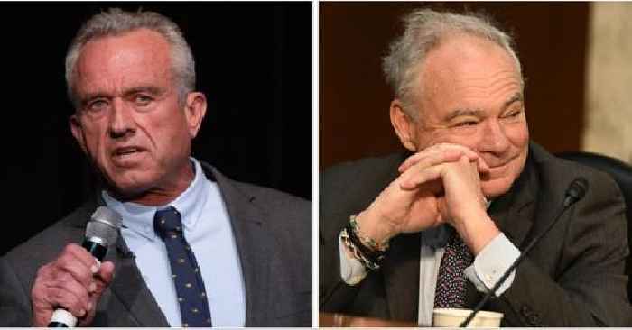 Robert F. Kennedy Jr. Baffles Senator Tim Kaine With Claims He 'Won't Take Sides on 9/11': 'Do You Find It Hard To Tell What Is a Conspiracy Theory?'