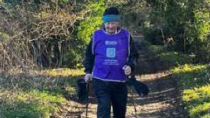 Man, 90, set to complete 90-mile charity walk