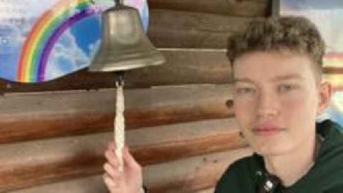 'Huge relief' as teen rings cancer-free bell