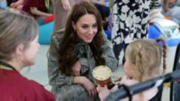 Kate named children's hospice patron on Wales visit