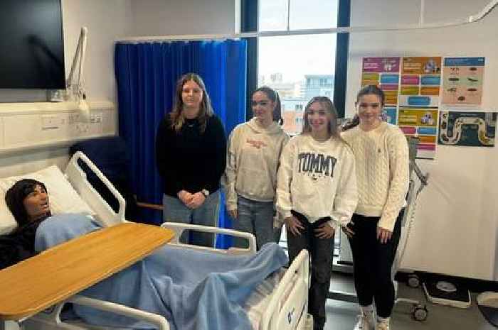 Nottingham College's mock hospital ward shows 'experience is the best teacher'