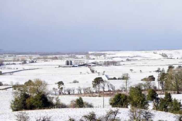 Seven counties in England set to wake up to snow this weekend