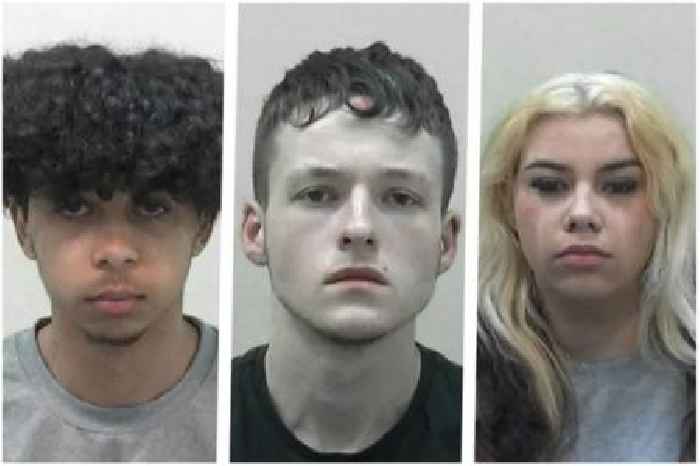 Gang of teenage killers unmasked as as they are jailed for 72 years