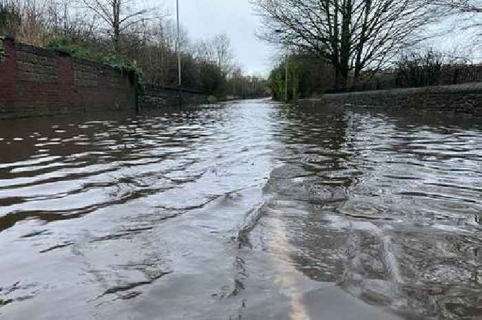 Council looks to improve drainage as A53 constantly left looking like this