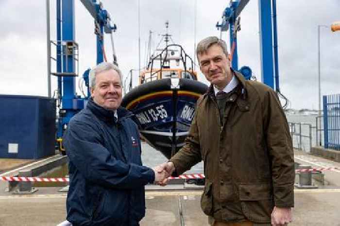 Bell ringing ceremony held for new Troon RNLI lifeboat