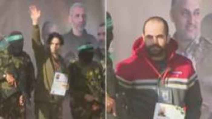 Two Israeli hostages handed to Red Cross in Khan Younis