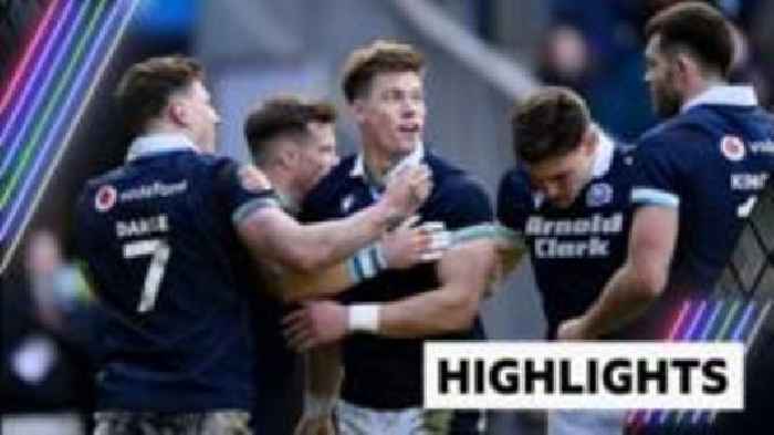 Scotland survive Italy comeback as Jones scores hat-trick