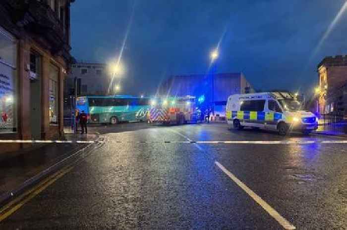 Police lock down Kilmarnock's busiest road amid reports of serious incident