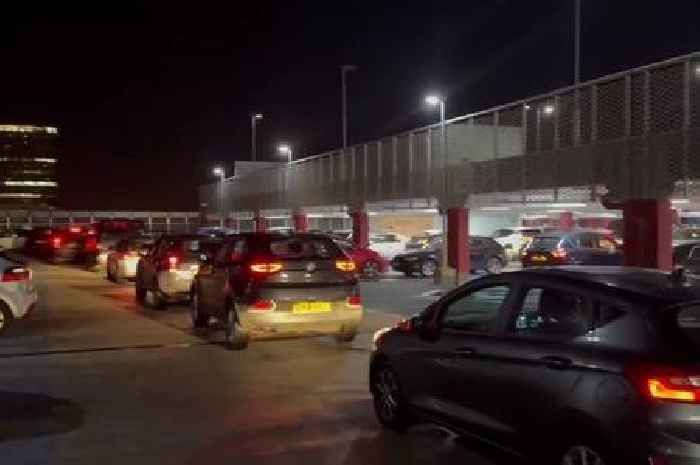 People get stuck in this car park for hours and there's not much anyone can do about it