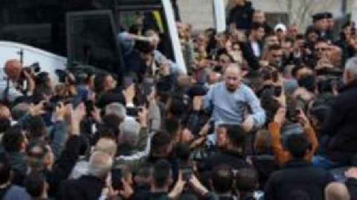 Watch: Freed Palestinian prisoners greeted by jubilant crowds