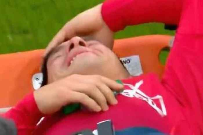 Lisandro Martinez cries as Man Utd ace goes off 'seriously injured' on stretcher