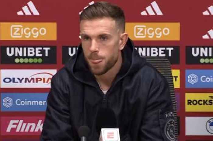 Jordan Henderson lets rip at reporter as Ajax captain kicks off over Monaco move question