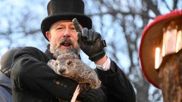 In US, Punxsutawney Phil sees his shadow, predicting 6 more weeks of wintry weather  