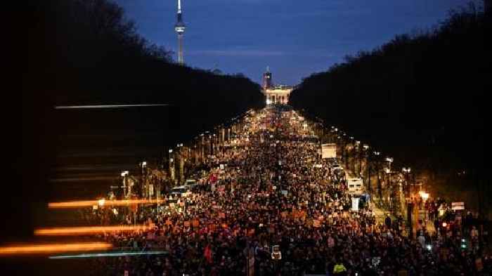 Protests against Germany’s Merz who supports migration proposal backed by far-right