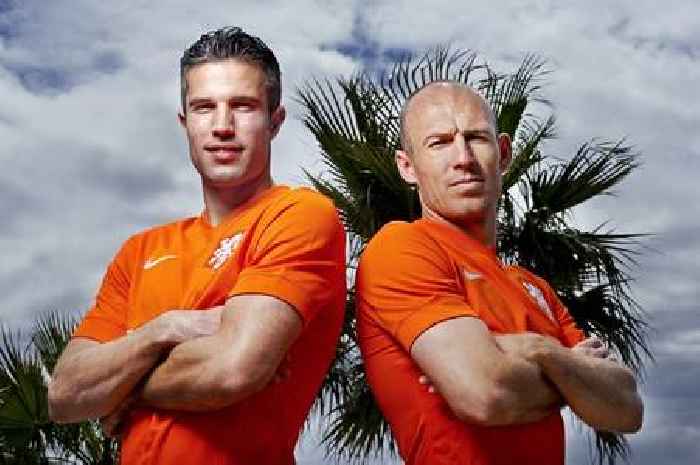 I played with Arjen Robben and Robin van Persie – but one machine had an even better left foot