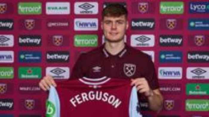 Brighton striker Ferguson joins West Ham on loan