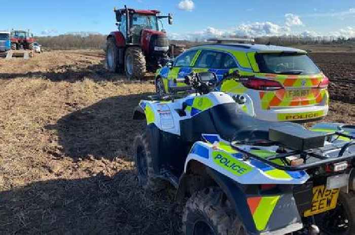 Bikers 'violently threaten' Nottinghamshire farmers and cause and cause over £20k of damage