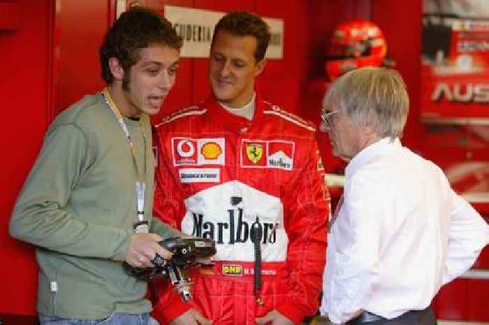 Valentino Rossi feared Michael Schumacher thought he was 'idiot' as doctor excited by Lewis Hamilton move