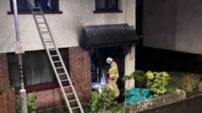 Four rescued from Dungannon house fire