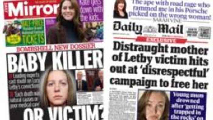 The Papers: 'Baby killer or victim?' and victim's mother hits out