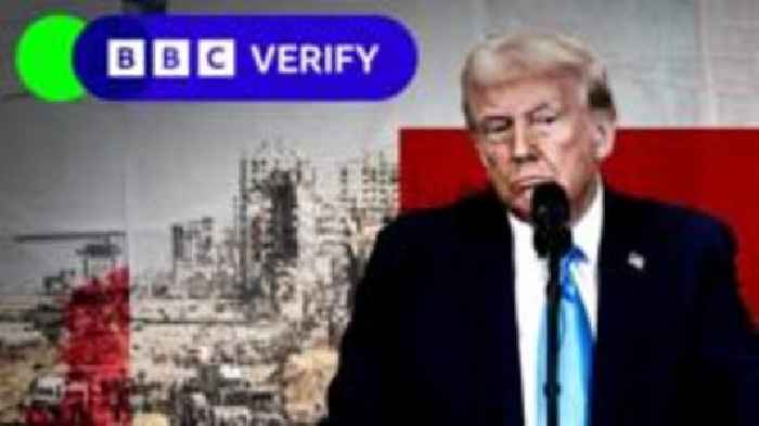 BBC Verify: Can Trump really take ownership of Gaza?