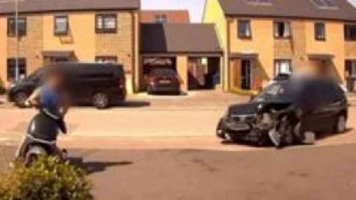 Watch: Driver jailed for using car as a 'weapon'