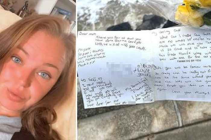 Goodbye card to 'mummy' written by heartbroken children after horror beach tragedy