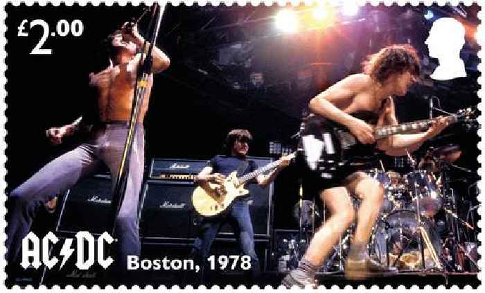 New AC/DC stamps to celebrate 50th anniversary of rock band's debut album