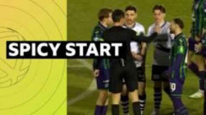 'Spicy start' - is Hibs' Triantis fortunate to only be booked?