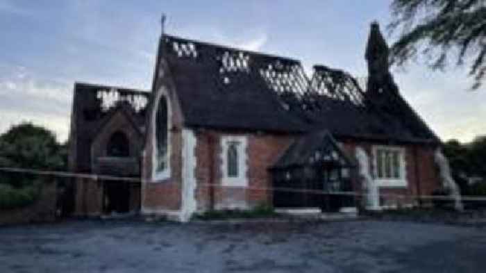 Fundraising begins to rebuild church after fire