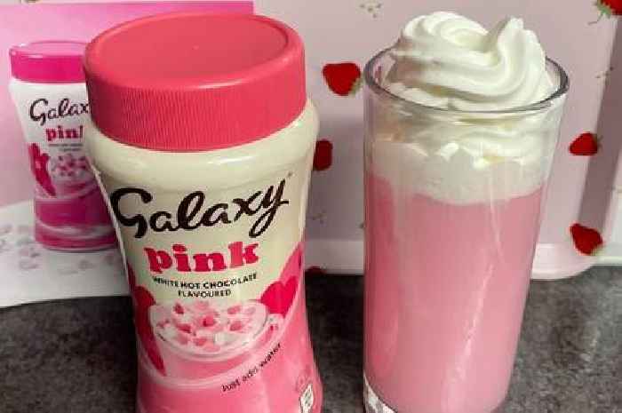 'I tried Galaxy's new pink hot chocolate - it's a must if you have a sweet tooth'