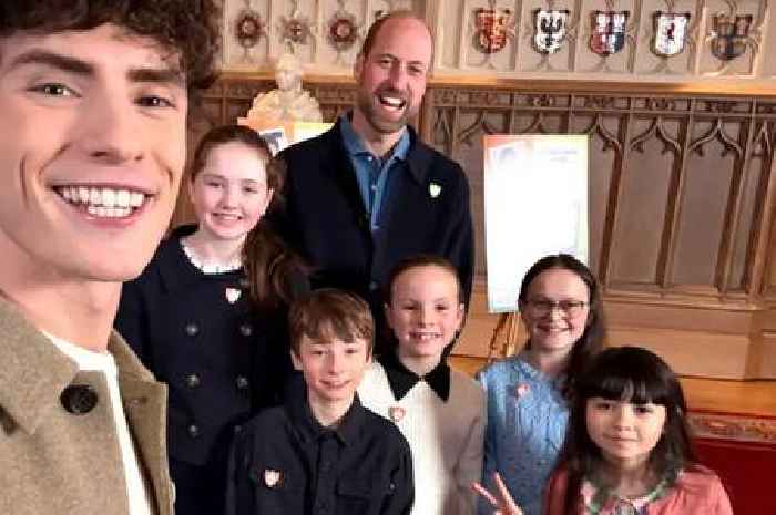 Scots schoolboy meets Prince William after Blue Peter Earthshot competition win