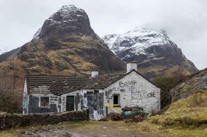 Jimmy Savile's Highlands house of horrors on fire