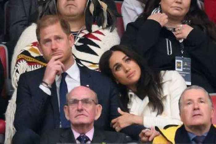 Meghan Markle's heartwarming two words to tearful Prince Harry spotted by lip reader