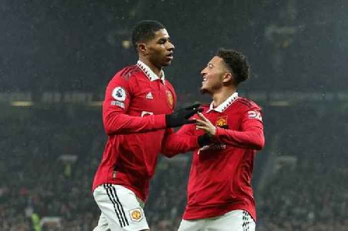 Jadon Sancho's one-word message to Marcus Rashford shows Man Utd's 'toxicity'