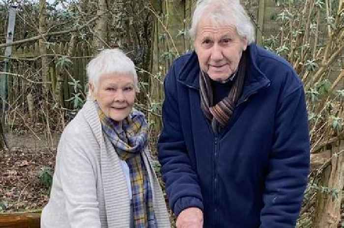 Acting legend Dame Judi Dench visits Surrey wildlife charity to surprise partner