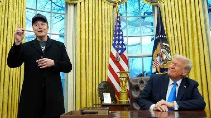 Musk joins Trump in Oval Office as he denies 'hostile takeover' of US government